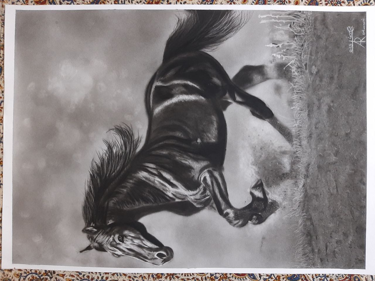 طراحی و دیزاین عکس شما با سیاه قلم