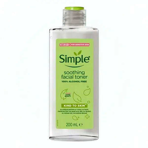 تونر سیمپل حجم 200 میل مدل Kind To Skin